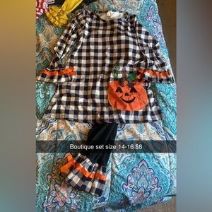 Pumpkin boutique set